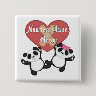 Nurses Have Heart 2 Inch Square Button