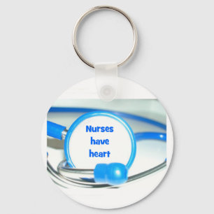Nurses have heart keychain