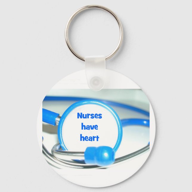 Nurses have heart keychain (Front)