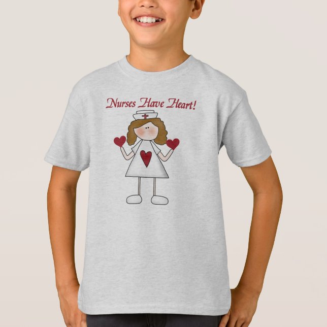 Nurses Have Heart T-shirts and Gifts (Front)