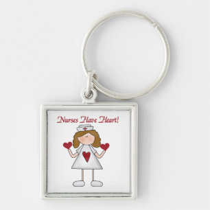Nurses Have Heart T-shirts and Gifts Keychain