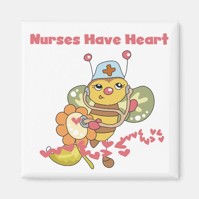 Nurses Have Heart T-shirts and Gifts Magnet (Front)