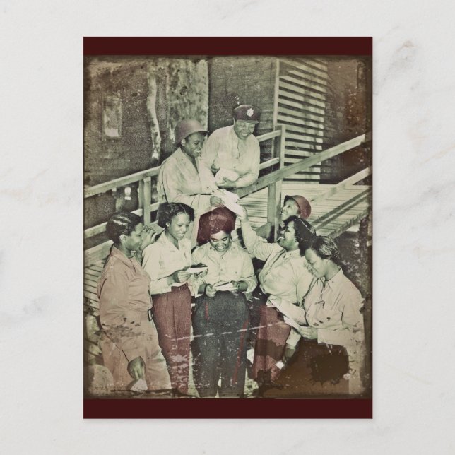 Nurses in the SW Pacific Getting Mail Postcard (Front)