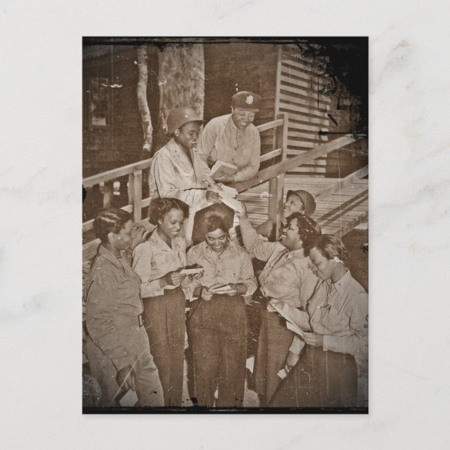 Nurses in the SW Pacific Getting Mail Postcard (Front)