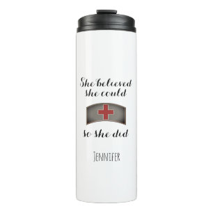 Nurse's Inspirational Personalized Thermal Tumbler
