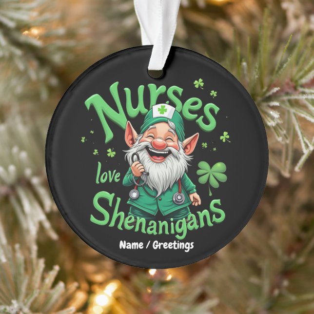 Nurses Love Shenanigans Celebrate St. Patricks Day (Arbre)