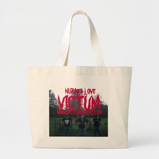 NURSES LOVE VICTUM TOTE BAG (Front)