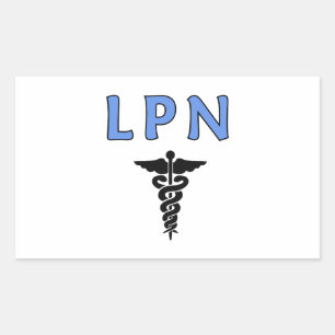 Nurses LPN Caduceus Sticker
