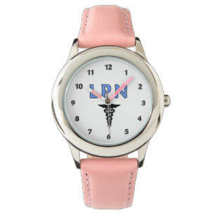 Nurses LPN Caduceus Watch
