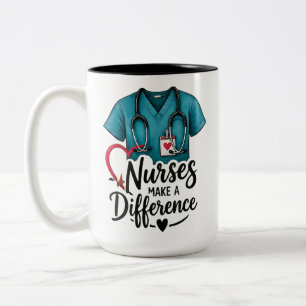Nurses Make a Difference Appreciation Coffee Mug