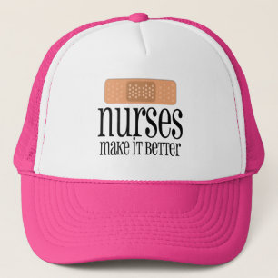 Nurses Make it Better, Bandage Trucker Hat