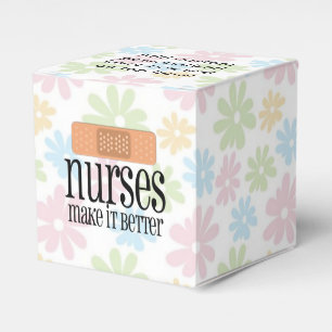 Nurses Make it Better, Cute Nurse Bandage Favor Box