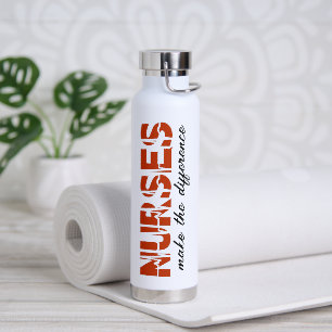 Nurses Make The Difference  Water Bottle