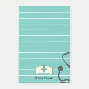 Nurses Medical Healthcare Stethoscope Customized Post-it Notes