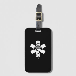 Nurses Medical Symbol  Luggage Tag