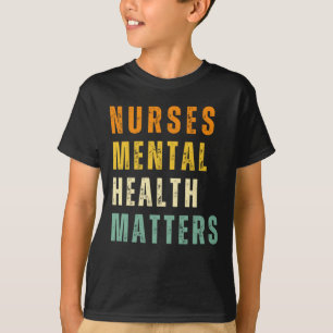 Nurses Mental Health S Sticker T-Shirt