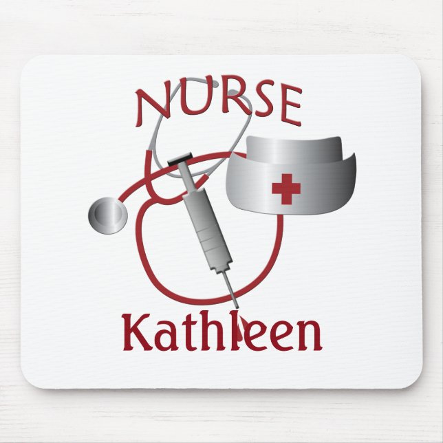Nurses Name Nurse Custom Mousepad (Front)