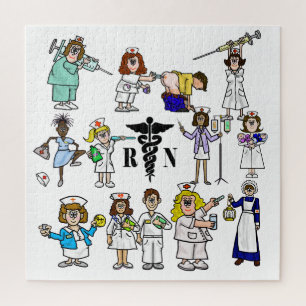 Nurses Nurses Everywhere Puzzle! Jigsaw Puzzle