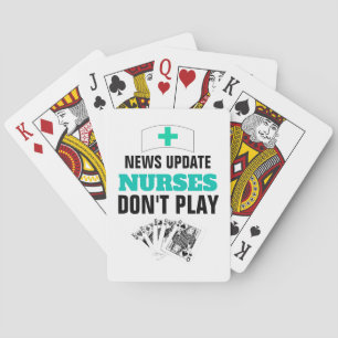 Nurses Play Cards Funny Politics Playing Cards