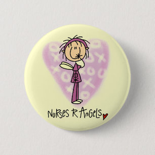 Nurses R Angels Tshirts and Gifts 2 Inch Round Button