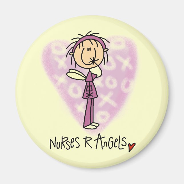 Nurses R Angels Tshirts and Gifts Magnet (Front)