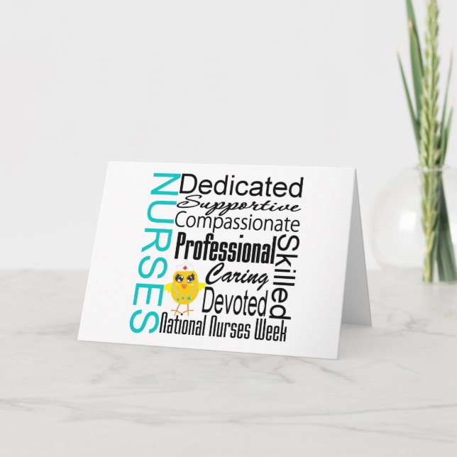 Nurses Recognition Collage - National Nurses Week Card (Front)