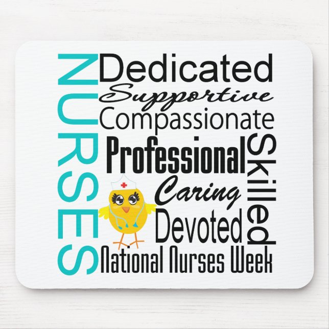 Nurses Recognition Collage - National Nurses Week Mouse Pad (Front)