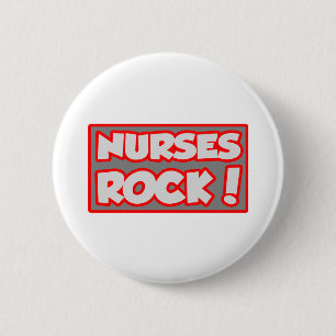 Nurses Rock! 2 Inch Round Button