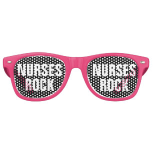 NURSES ROCK funny party shades nursing week gift