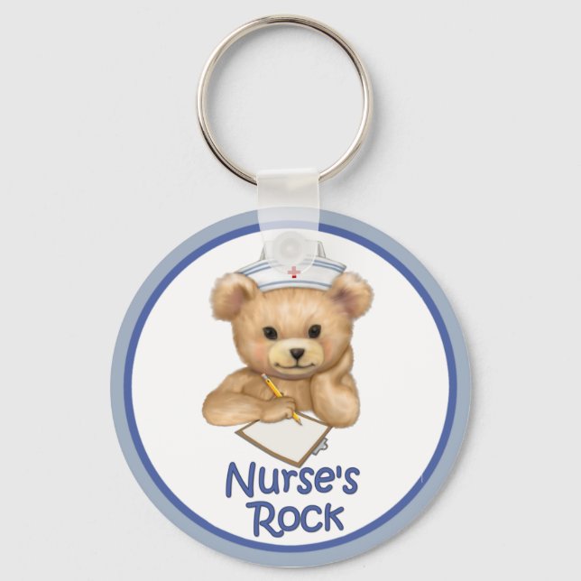 Nurse's Rock Keychain (Front)