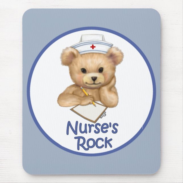 Nurse's Rock Mouse Pad (Front)