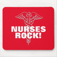 NURSES ROCK mousepad | nursing week day gift idea