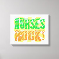 Nurses Rock, Orange and Green Fun