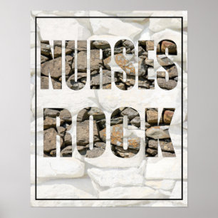 NURSES ROCK POSTER