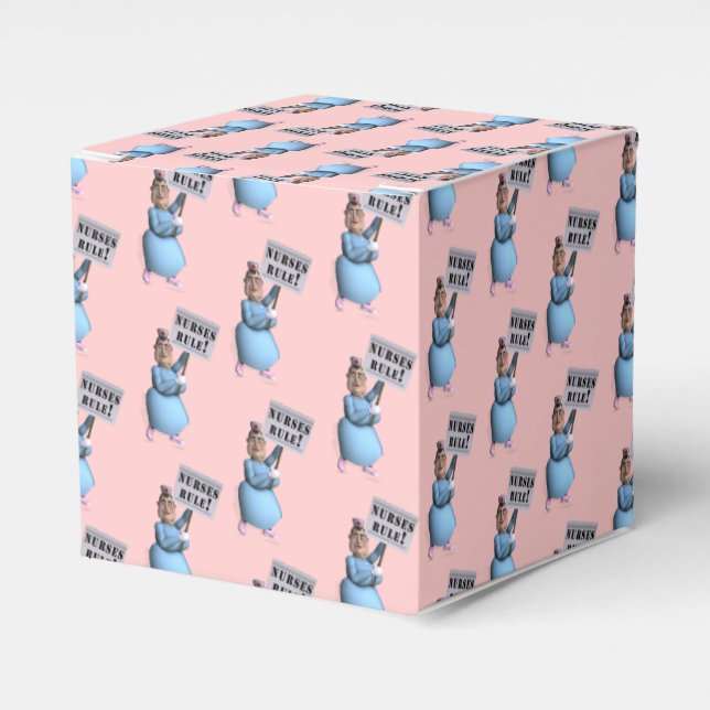 Nurses Rule! Favor Box (Front Side)