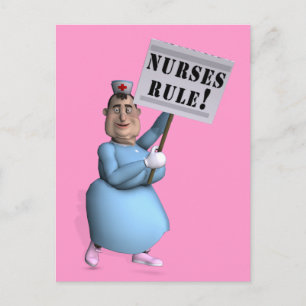 Nurses Rule! Postcard
