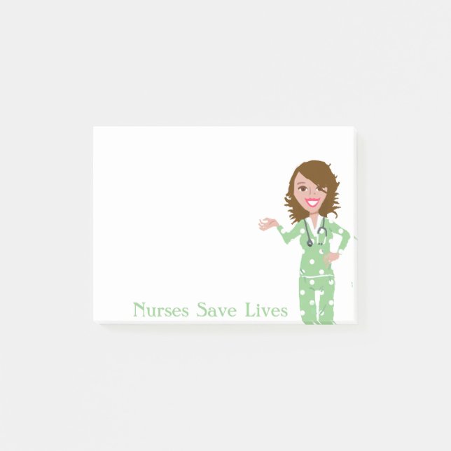 Nurses Save Lives Post It Notes (Front)