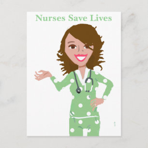Nurses Save Lives Postcard