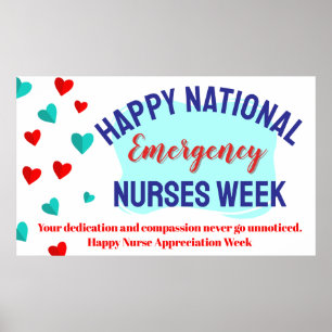 Nurses Week Appreciation Banner – Honouring Poster