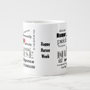 Nurses Week-Neonatal Nurse Pride-Attributes Large Coffee Mug