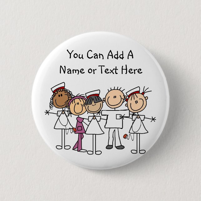 Nurses Week T-shirts and Gifts 2 Inch Round Button (Front)