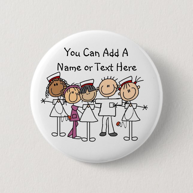 Nurses Week T-shirts and Gifts 2 Inch Round Button (Front)