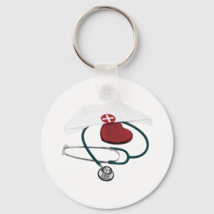 NursesHaveHeart082309 Keychain
