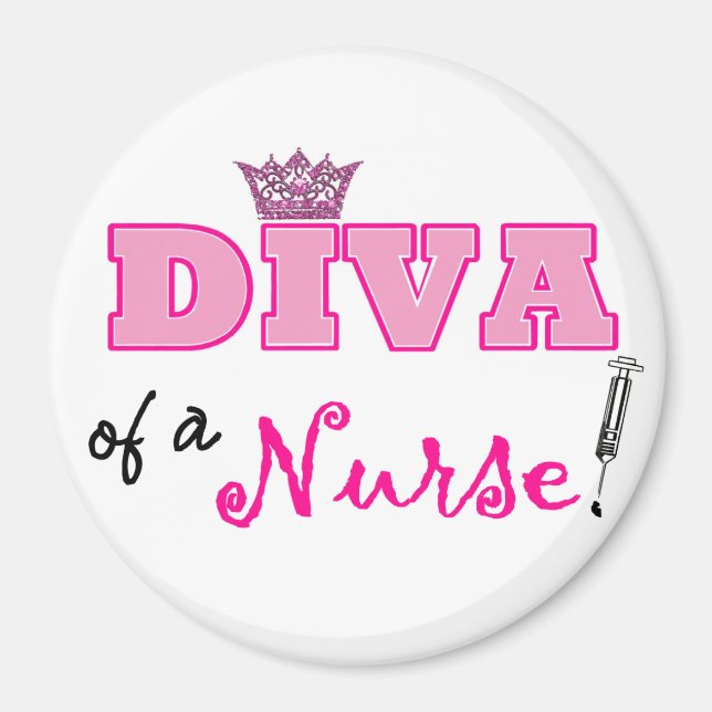 NURSEtude/Diva d'une infirmière ! magnets (Devant)