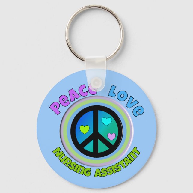 Nursing Assistant Gifts Keychain (Front)