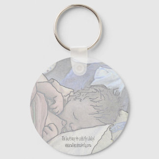 Nursing Baby Keychain