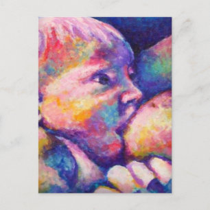Nursing Baby  Postcard