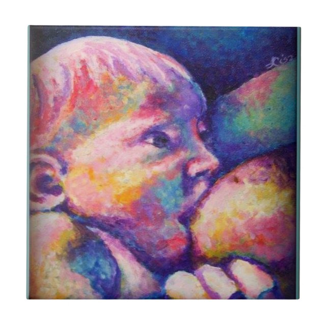 Nursing Baby  Tile (Front)