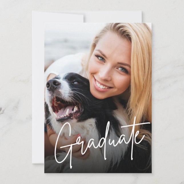 Nursing Bachelor of Science Graduate Custom Photo Announcement (Front)