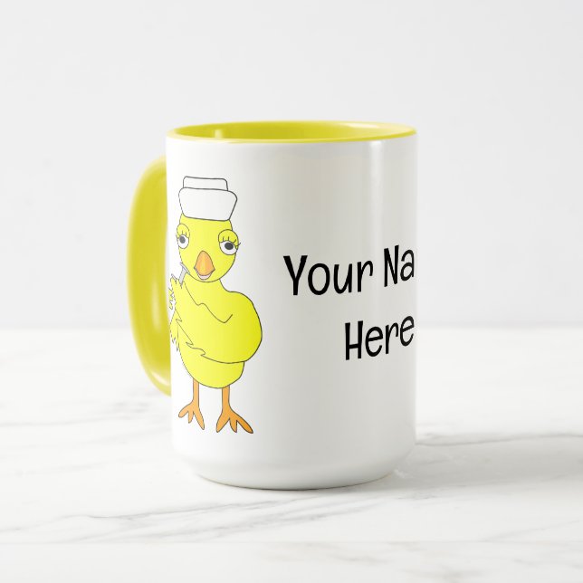 Nursing Chick Mug (Front Left)